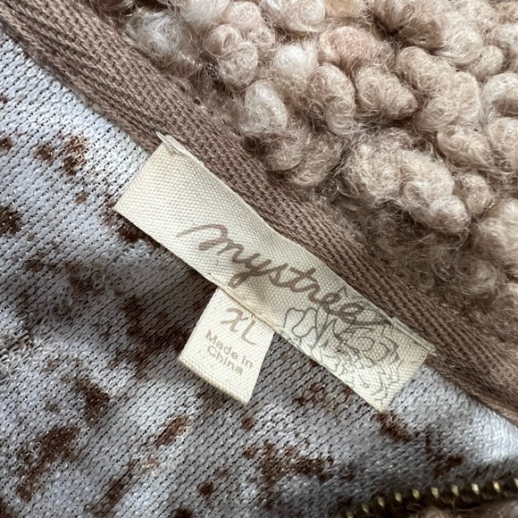 Quarter Zip Color Block Fleece Pullover - Picture 4 of 8